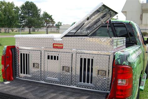 metal dog boxes flat bed truck|insulated dog boxes for trucks.